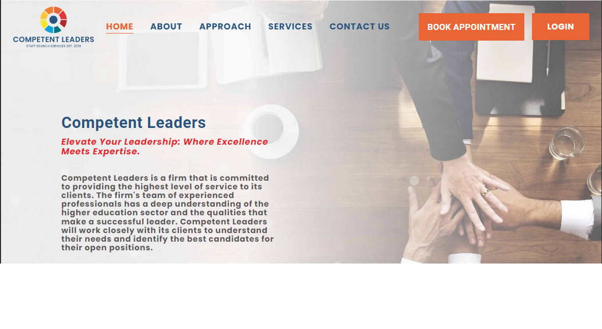 Competent Leaders website screenshot